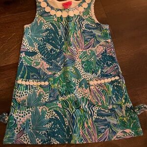 Lilly Pulitzer Blue and Green Patterned Top
